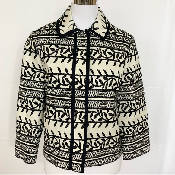 NWOT! Tory Burch Tribal Embroidered Jacket - Picture 2 of 13